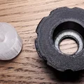Núm vặn chiết áp (potentiometer knob) 6mm tích hợp đèn LED sang trọng - Thumbnail 5