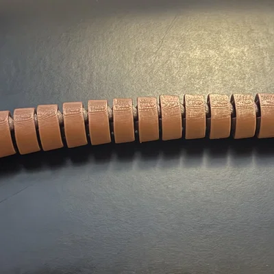 Mô hình chú chó Dachshund 20 đốt thân siêu dài in 3D