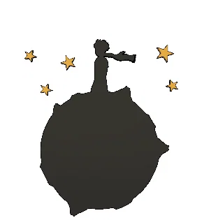 Mô hình 3D trang trí tường Hoàng Tử Bé (Le Petit Prince) tuyệt đẹp - Image 1