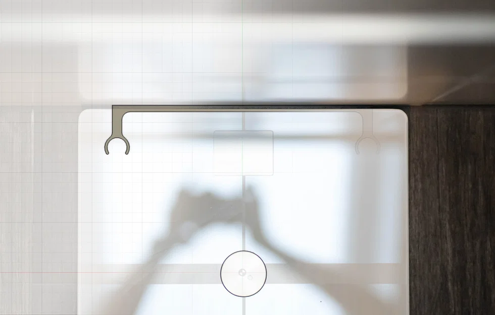 Cữ kê tường cho cân Withings Body Smart (wall spacer 5mm) - Image 1
