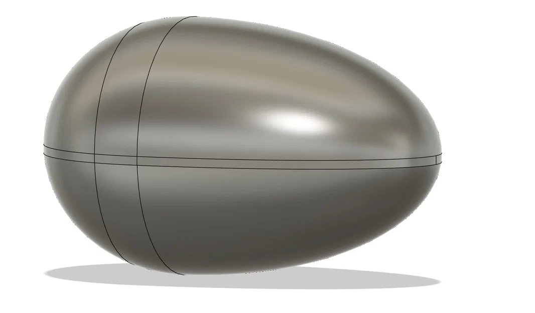 Mô hình quả trứng Phục sinh (Easteregg) in 3D đựng kẹo - Image 1