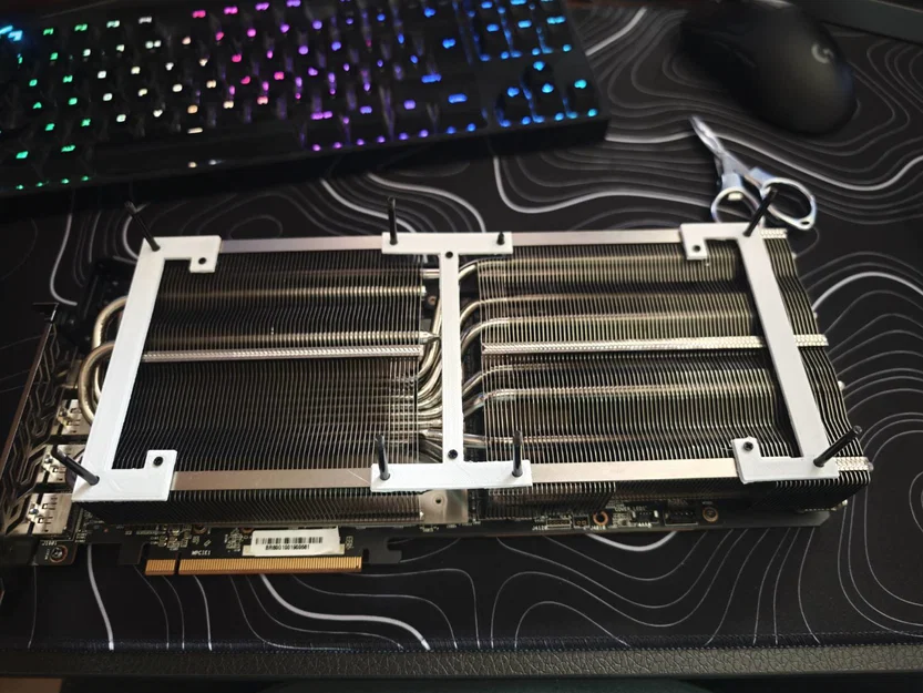 Bracket quạt 120mm cho ASRock RX7900XTX Phantom Gaming - Image 1