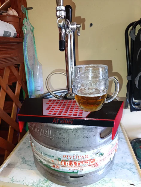 Khay hứng bia 3D chuyên dụng cho thùng KEG 37cm - Image 1
