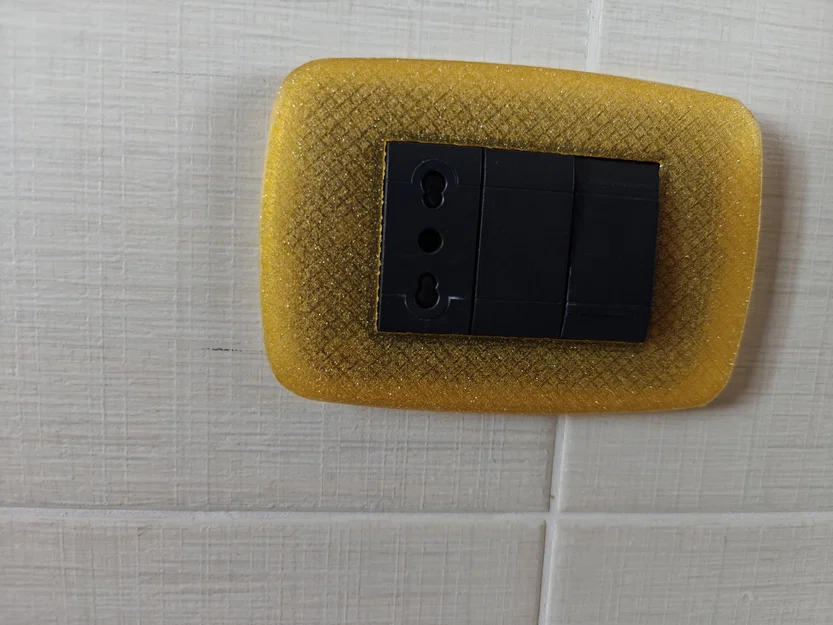 Mặt che ổ cắm 3 module tùy biến (Tương thích Bticino Living) - Image 3