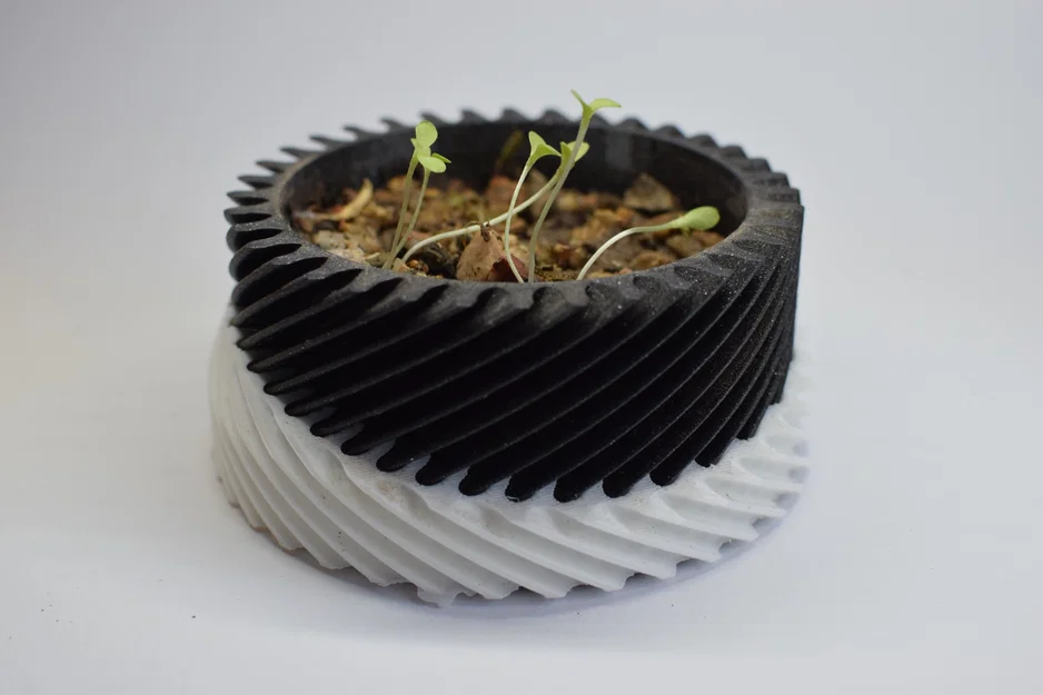 Chậu Cây Passthrough Flower Pot - Image 2