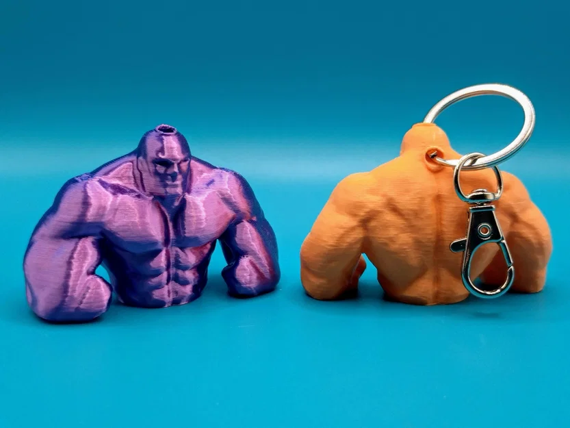 Mô hình móc khóa lực sĩ Strongman in 3D cá tính - Image 1