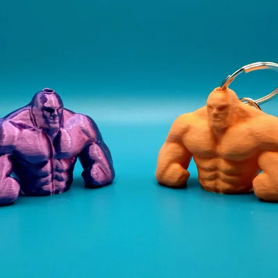 Mô hình móc khóa lực sĩ Strongman in 3D cá tính