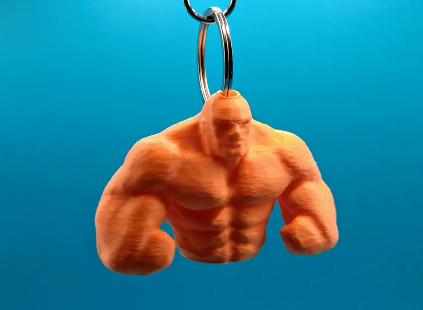 Mô hình móc khóa lực sĩ Strongman in 3D cá tính - Image 4