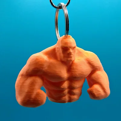 Mô hình móc khóa lực sĩ Strongman in 3D cá tính