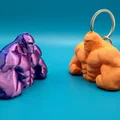 Mô hình móc khóa lực sĩ Strongman in 3D cá tính - Thumbnail 5