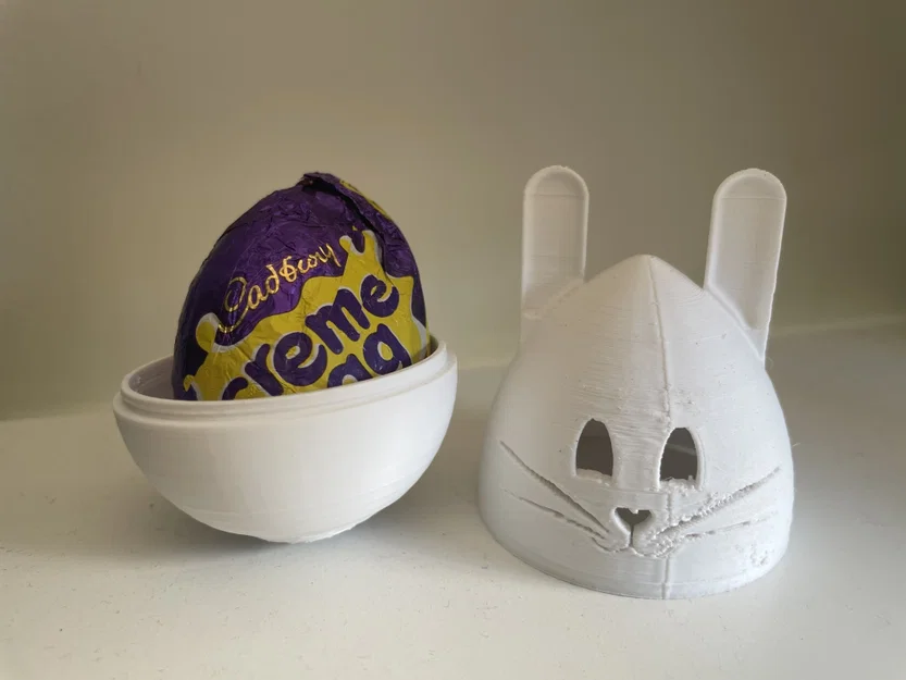 Mô hình Trứng Phục Sinh hình chú thỏ (Easter Bunny Egg) dễ thương - Image 1