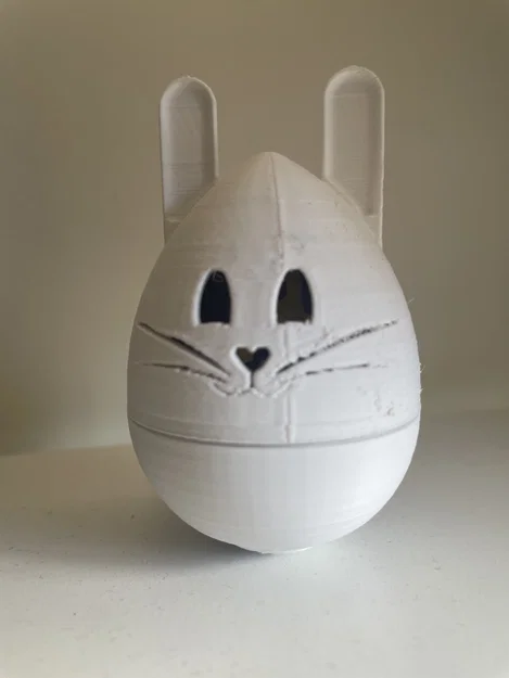 Mô hình Trứng Phục Sinh hình chú thỏ (Easter Bunny Egg) dễ thương - Image 2