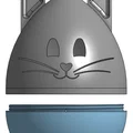Mô hình Trứng Phục Sinh hình chú thỏ (Easter Bunny Egg) dễ thương - Thumbnail 5