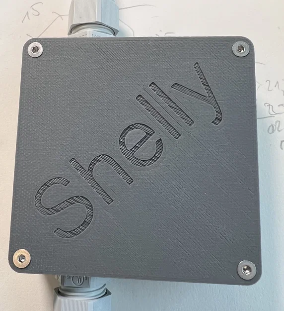 Hộp Junction Box cho Shelly Plus 1PM (gắn tường) 80x80mm - Image 3