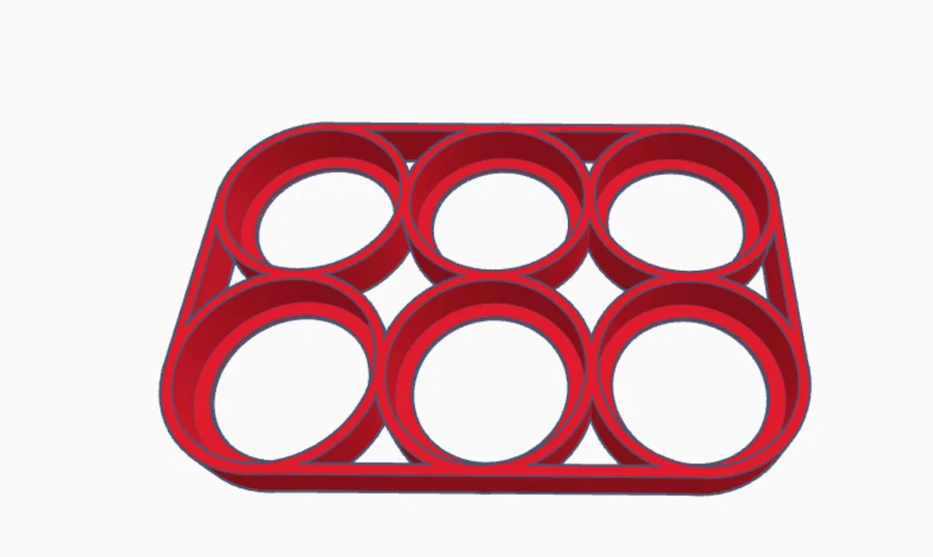 Giá đỡ pin 21700 11.1V nhẹ cho 3S2P hoặc 6S1P (DIY gọn) - Image 1