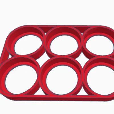 Giá đỡ pin 21700 11.1V nhẹ cho 3S2P hoặc 6S1P (DIY gọn)