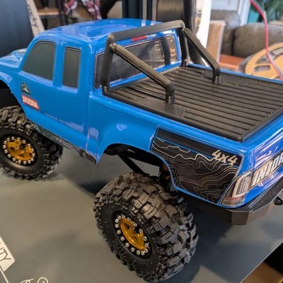 Thùng sau (Bed) & Roll Bar cho Axial RC SCX24 Base Camp