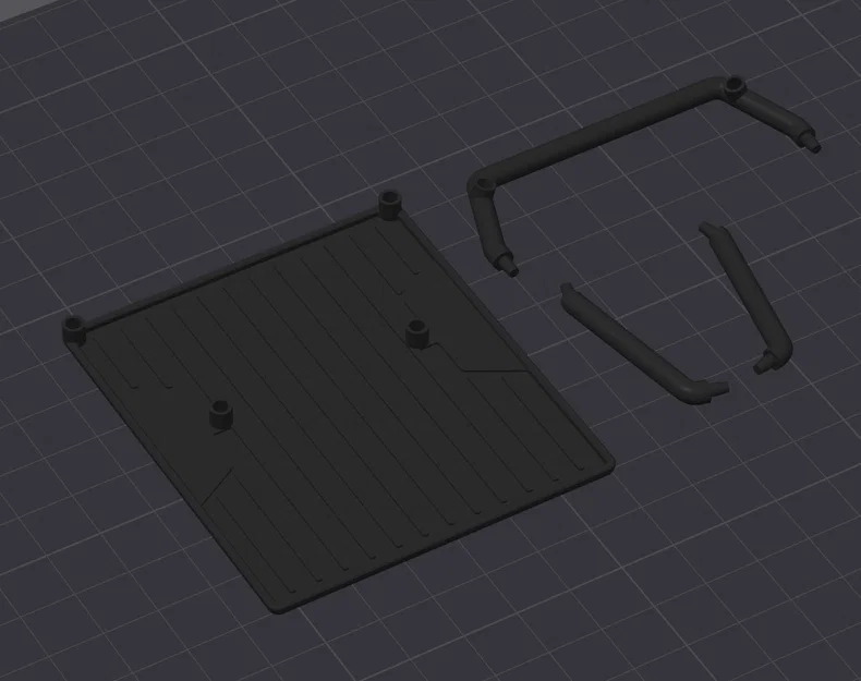 Thùng sau (Bed) & Roll Bar cho Axial RC SCX24 Base Camp - Image 3
