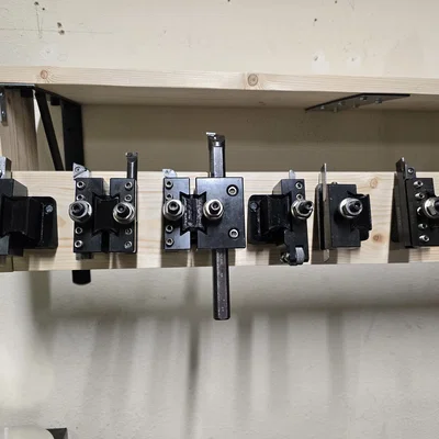 Giá đỡ Dual AXA Quick Change Tool Holder gắn dọc