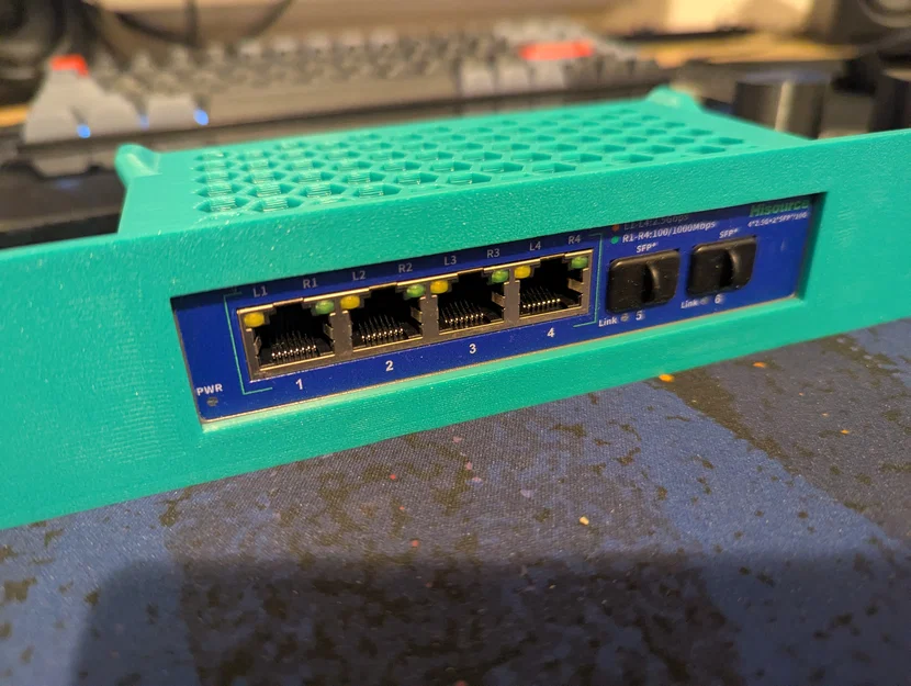 Giá rackmount 10 inch cho Hisource switch (Hi-K0402WS) - Image 1