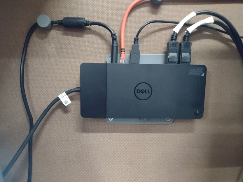 Giá treo tường cho Dell WD19TB Docking Station gọn gàng, bền bỉ - Image 1
