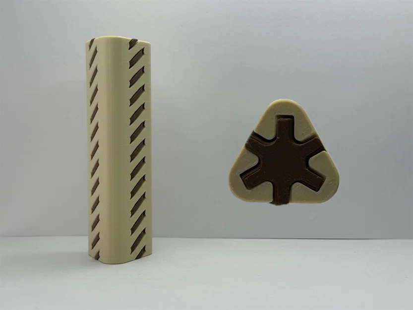 Taller Triangular Gear Passthrough – Bánh răng tam giác bản cao - Image 1