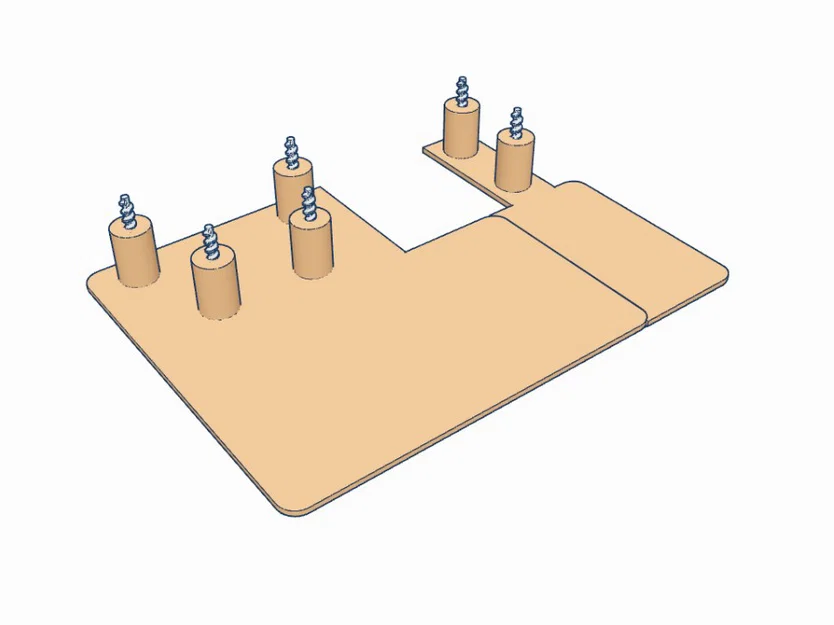 Kato Power Pack Plateau (Bệ gắn dưới bàn cho Power Pack & 3 turnout controller) - Image 4