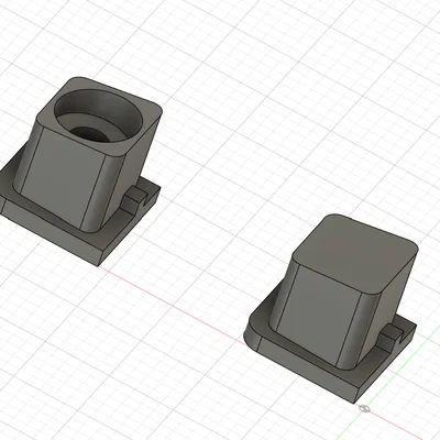 Nút khóa trục máy mài Parkside PFBS 160 B2 (File in 3D thay thế)