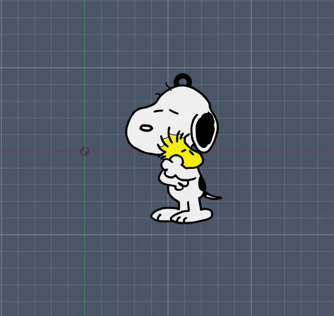 Móc khóa 3D Snoopy và Woodstock: Hướng dẫn in chi tiết - Image 1