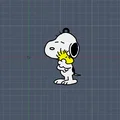 Móc khóa 3D Snoopy và Woodstock: Hướng dẫn in chi tiết - Thumbnail 1