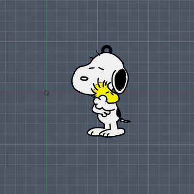 Móc khóa 3D Snoopy và Woodstock: Hướng dẫn in chi tiết
