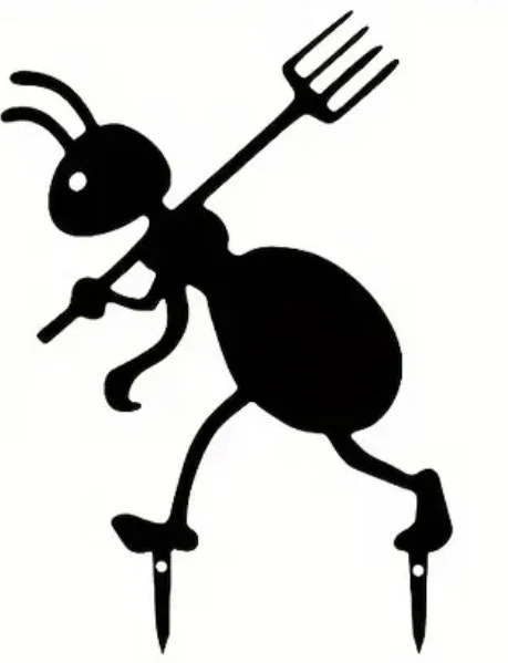 Kiến trang trí cầm chĩa (Deco Ant with pitchfork) - Image 1