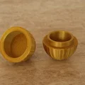Mẫu in 3D quả trứng vàng có ngăn chứa quà tặng bí mật đẹp mắt - Thumbnail 2