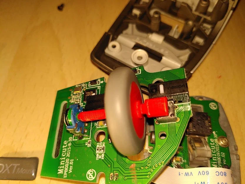 Bánh xe cuộn thay thế cho DXT Mouse 2 Wireless (In 3D) - Image 1