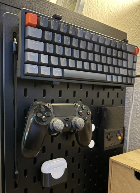 Giá treo bàn phím Keychron K6 cho bảng IKEA Skadis (v2) - Image 1