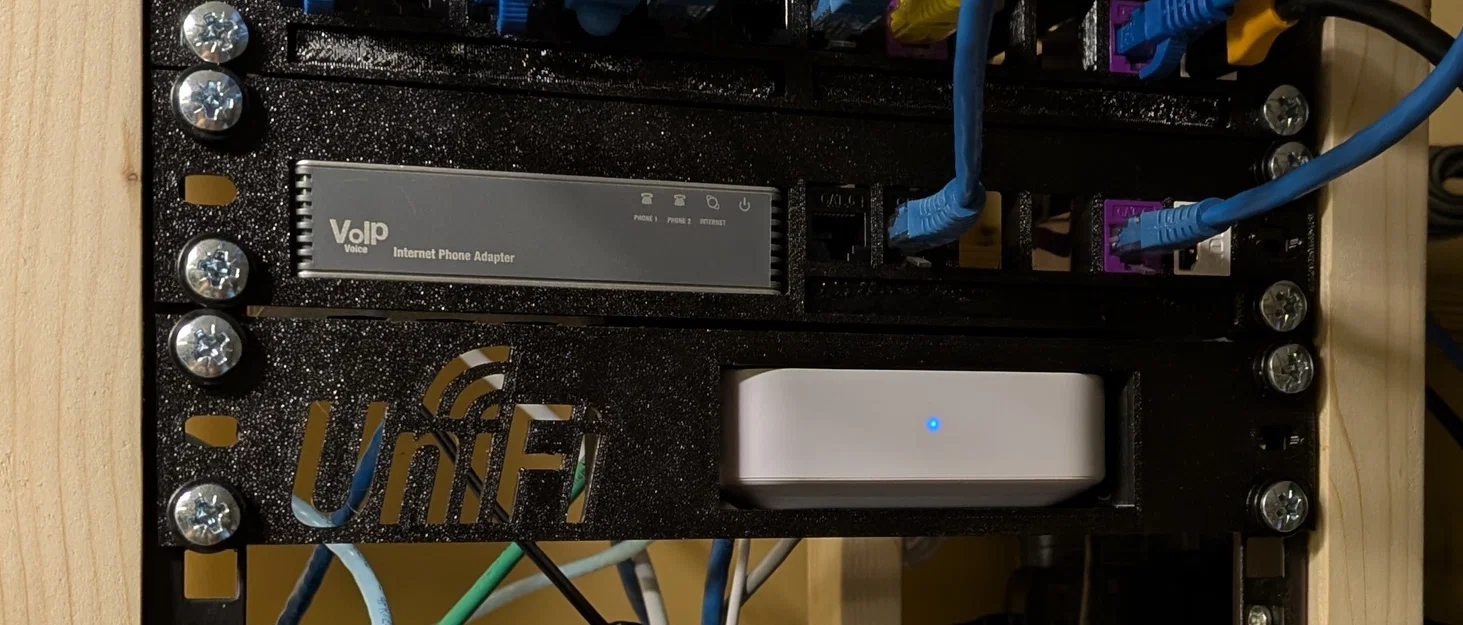 Giá đỡ Rack Mount 10 inch cho Linksys PAP2 kèm 6 khe Keystone - Image 4