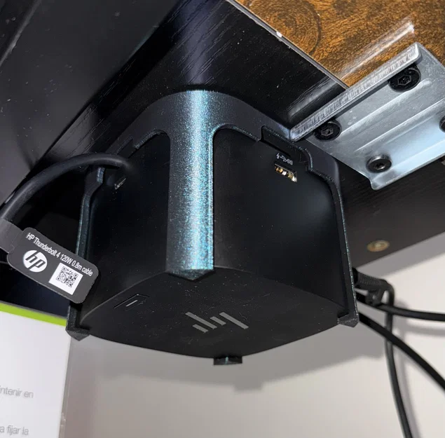 Giá treo 3D cho dock HP G4 dưới mặt bàn tiện lợi - Image 1