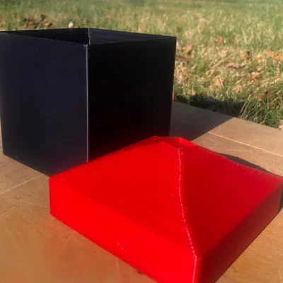 Hộp lồng nhau kèm nắp (OpenSCAD) – 42 box & lid