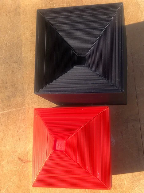 Hộp lồng nhau kèm nắp (OpenSCAD) – 42 box & lid - Image 8