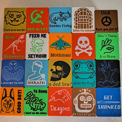Hộp đựng Commander deck double sleeve tối giản, nắp snap lid