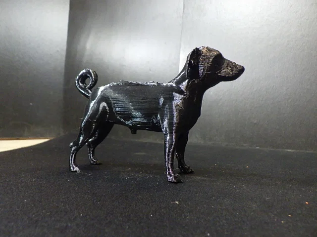 Mô hình chú chó đen Joey dễ thương - File in 3D STL chất lượng - Image 1