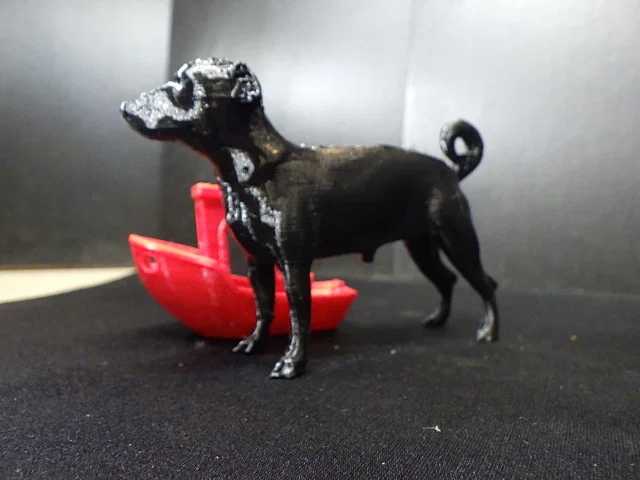 Mô hình chú chó đen Joey dễ thương - File in 3D STL chất lượng - Image 2
