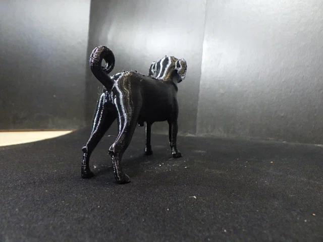 Mô hình chú chó đen Joey dễ thương - File in 3D STL chất lượng - Image 4
