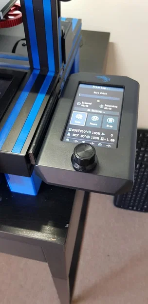 Ender 3V2: Flat screen mount có lối truy cập thẻ SD - Image 3