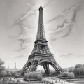 Hueforge Eifeltower Wallart – Tranh treo tường - Thumbnail 1