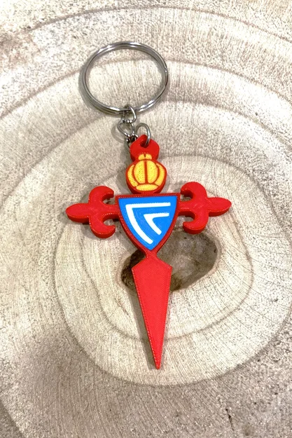 Móc khóa Celta de Vigo - Phụ kiện in 3D dành riêng cho fan bóng đá - Image 1