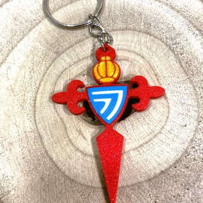 Móc khóa Celta de Vigo - Phụ kiện in 3D dành riêng cho fan bóng đá