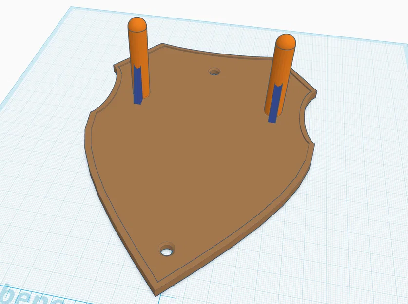 Giá treo kiếm 3D gắn tường cực chất phong cách Witcher - Image 1