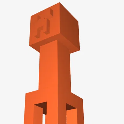 Mô hình Creeper trang trí Minecraft - File in 3D cực chất