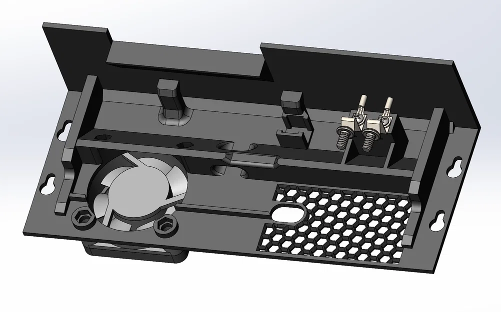 Nắp Buddy Box Prusa XL có quạt, dùng spring contacts, không cần đi dây vào máy - Image 3